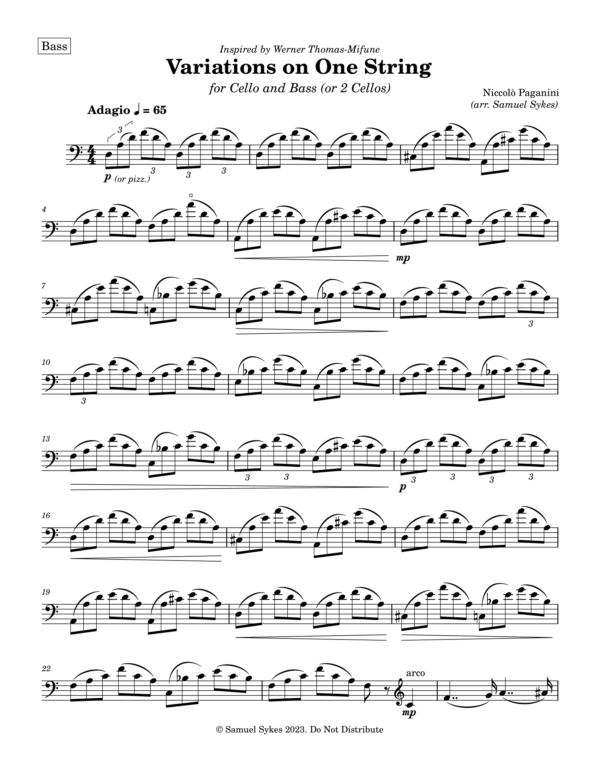 Paganini Variations on Rossini Duet - Image 2
